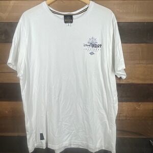 Disney Wish Inaugural Sailings White Graphic Print T-Shirt Mens XL Cruise
